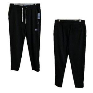 Nautica Joggers Men’s Medium Black Activewear Sportswear Streetwear Casual NWT